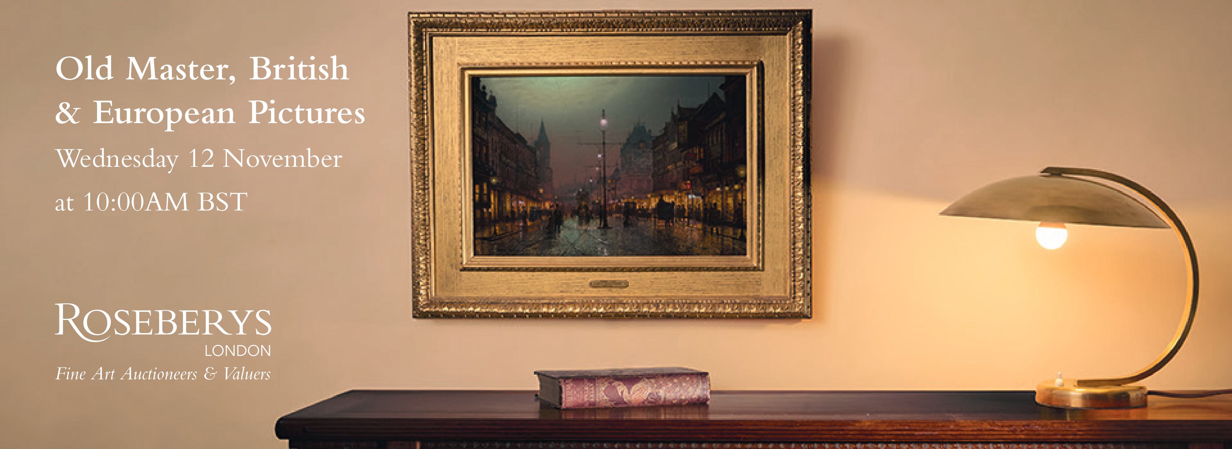 Roseberys banner - Old Masters