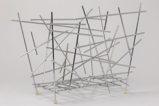 Alessi marked 'Blow Up FC15' magazine rack