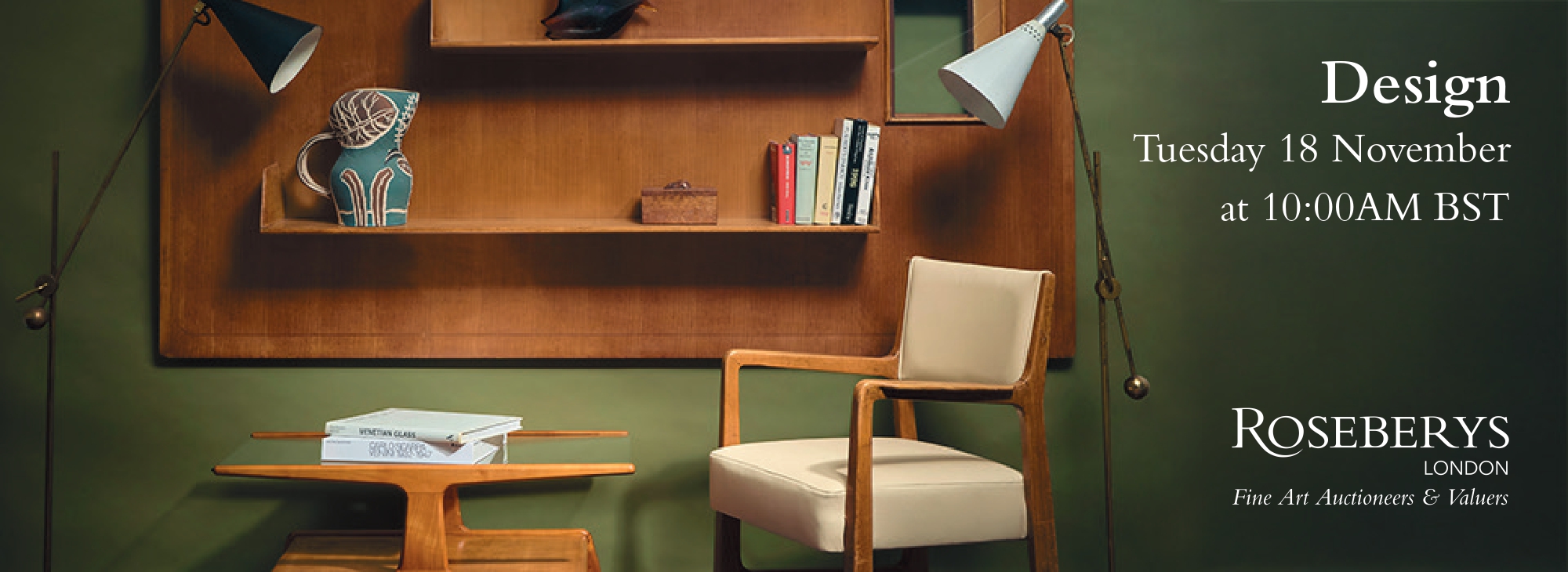 Roseberys banner - Design