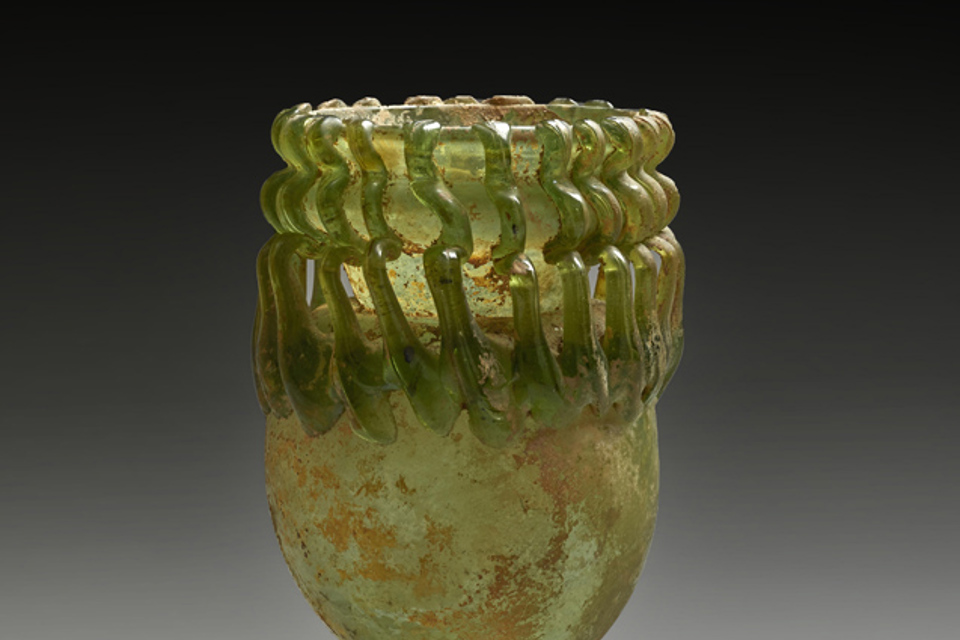 Roman glass jar