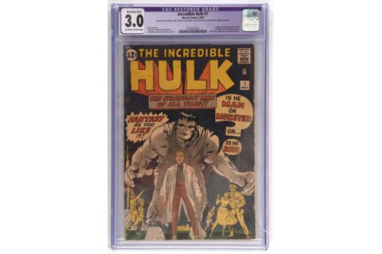 The Incredible Hulk No. 1 CGC Grade Restored 3.0