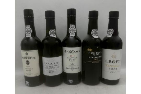 12 half-bottles Mixed 2011 Vintage Port