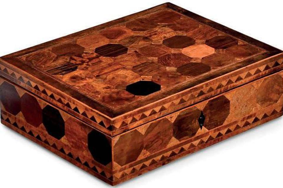 George III parquetry box