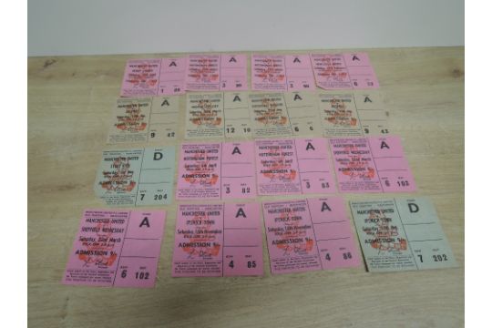 Manchester United Pre Decimalization Match Day Tickets,…