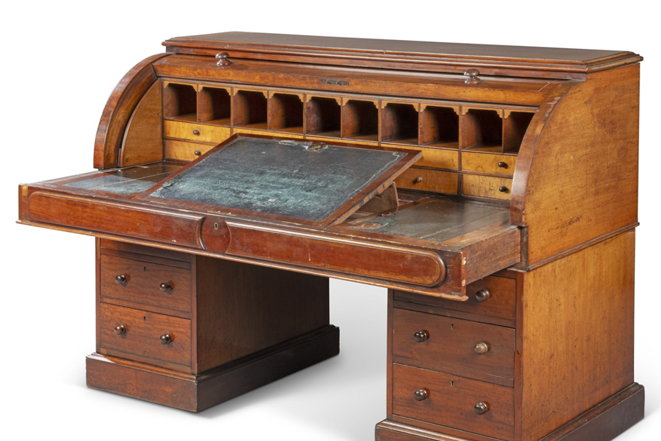 JRR Tolkien's Merton College desk