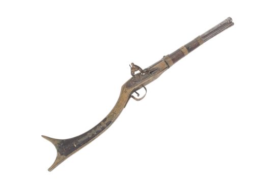 19th Century Middle Eastern Jezail Style Flintlock