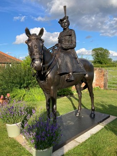 Regal in Bronze - Her Late Majesty & Burmese