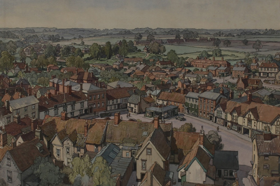 Leonard Squirrell view of Framlingham