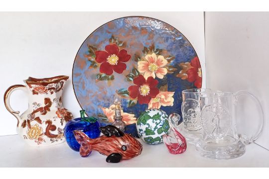 Royal Doulton & Glass Collection: Plate, Jug & More