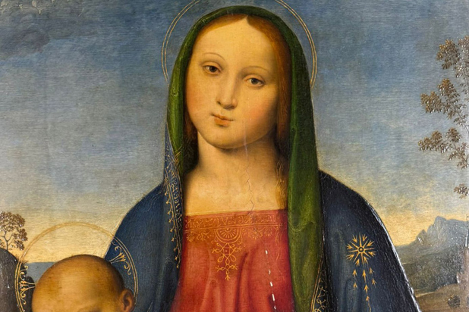 Madonna and Child painting