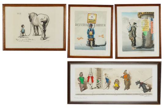 Boris O'klein (french, 1893-1985) Dirty Dogs Of Paris,…