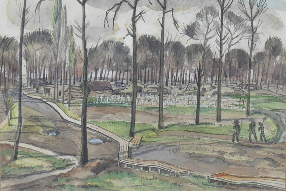 Near the Somme by Paul Nash