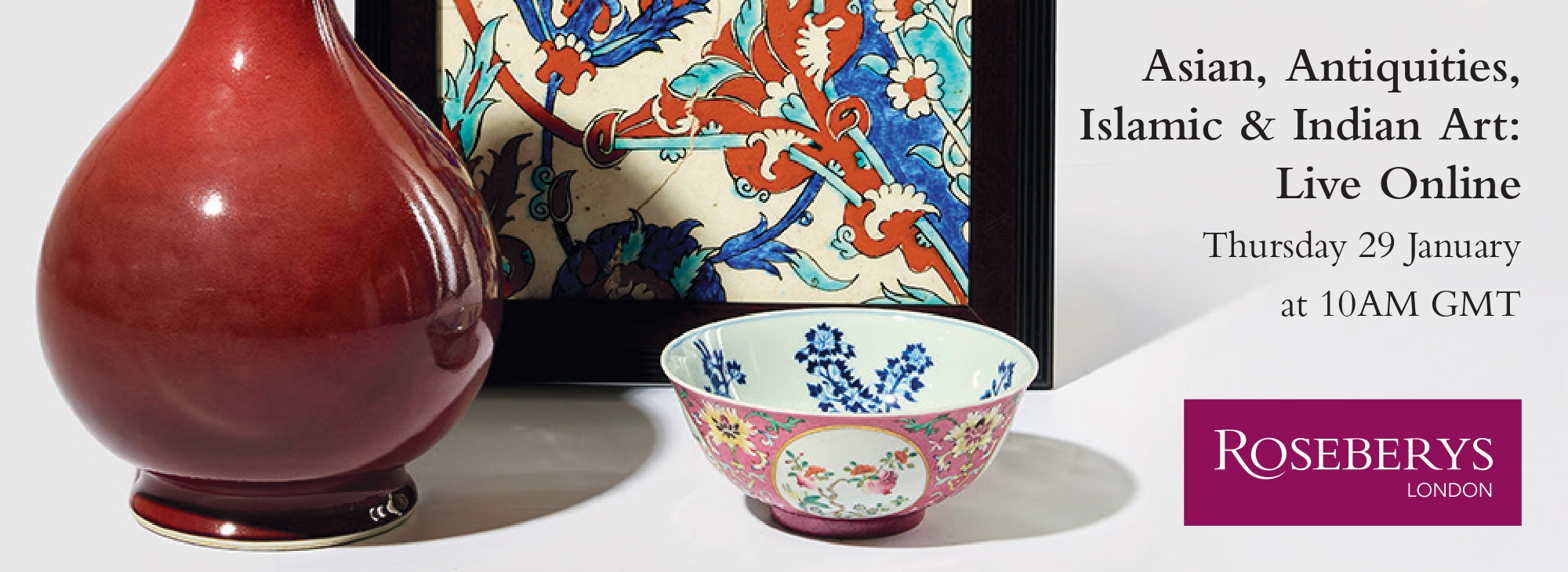 Roseberys banner - Asian