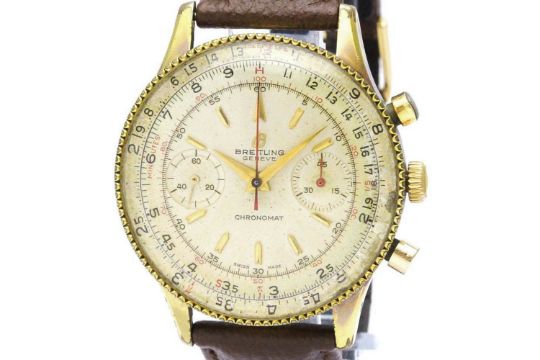 Vintage Breitling Chronomat Steel Hand-Winding Watch