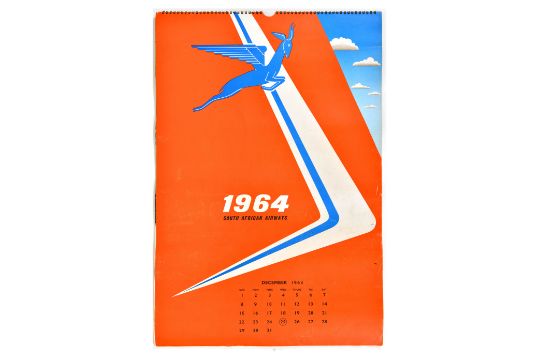 South African Airways Airline Travel Calendar