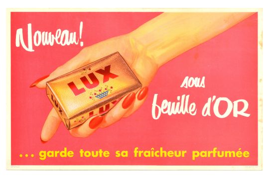 Advertising Poster Lux Nouveau Soap