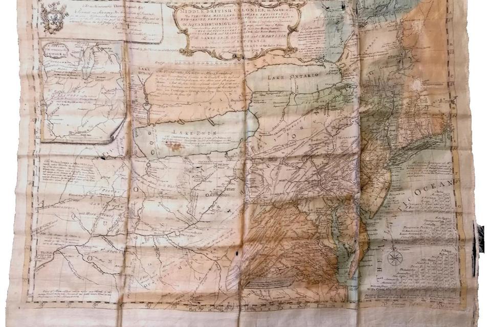 Middle British Colonies map