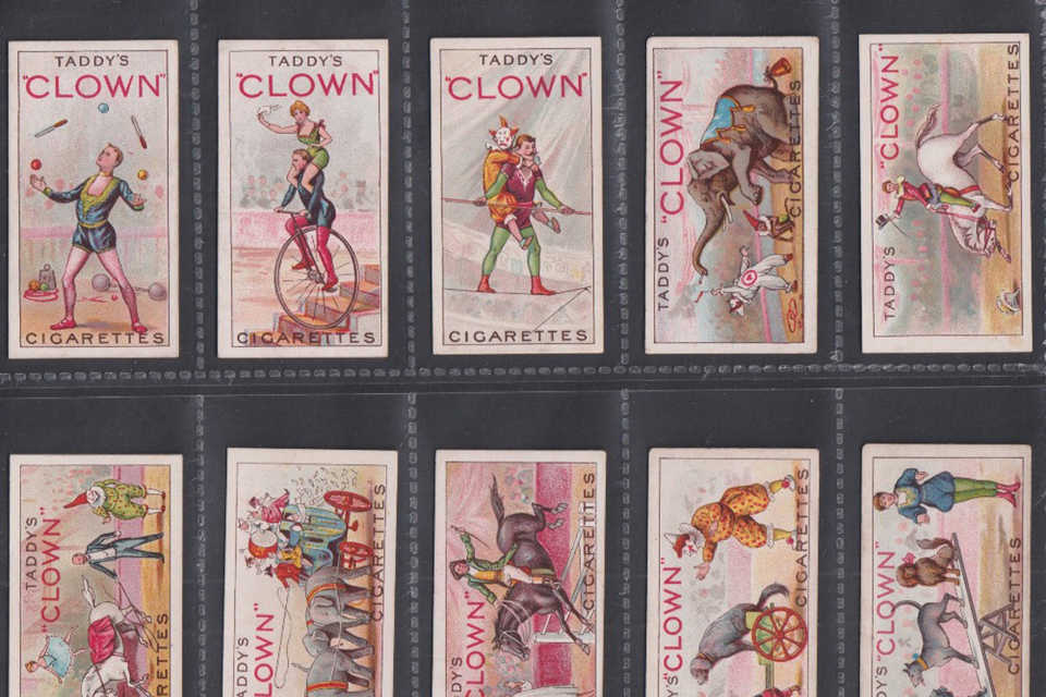 Taddy Clowns cigarette cards