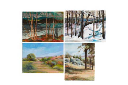 Gene Hackman (1930-2025)untitled Landscapes (a Group…