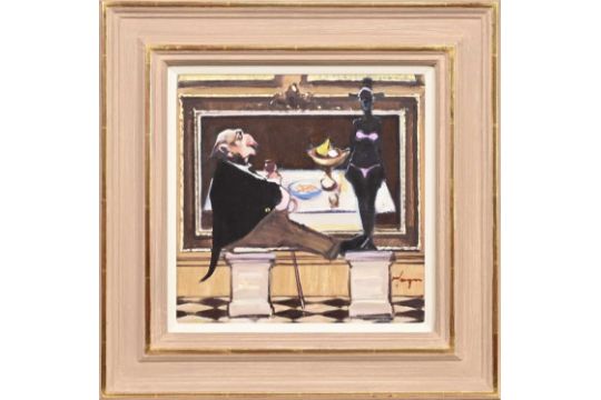 Joe Hargan (Scottish B. 1952), The Connoisseur