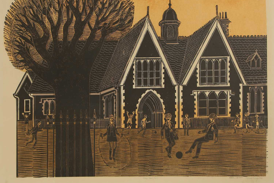 Village School by Robert Tavener