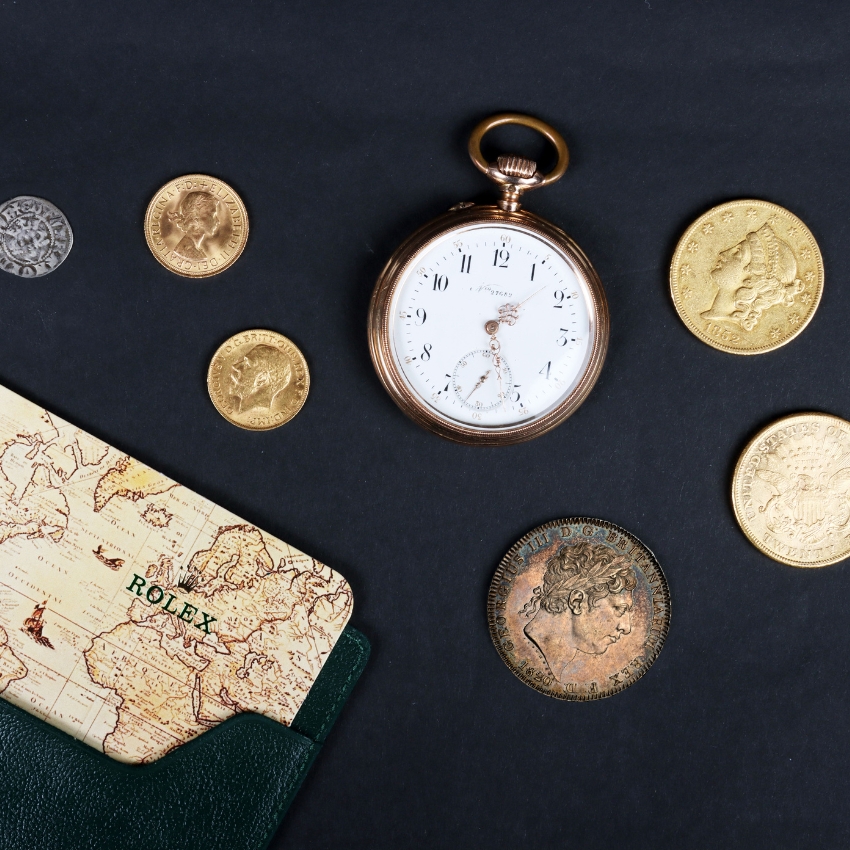Timed Coins, Watches & Jewellery