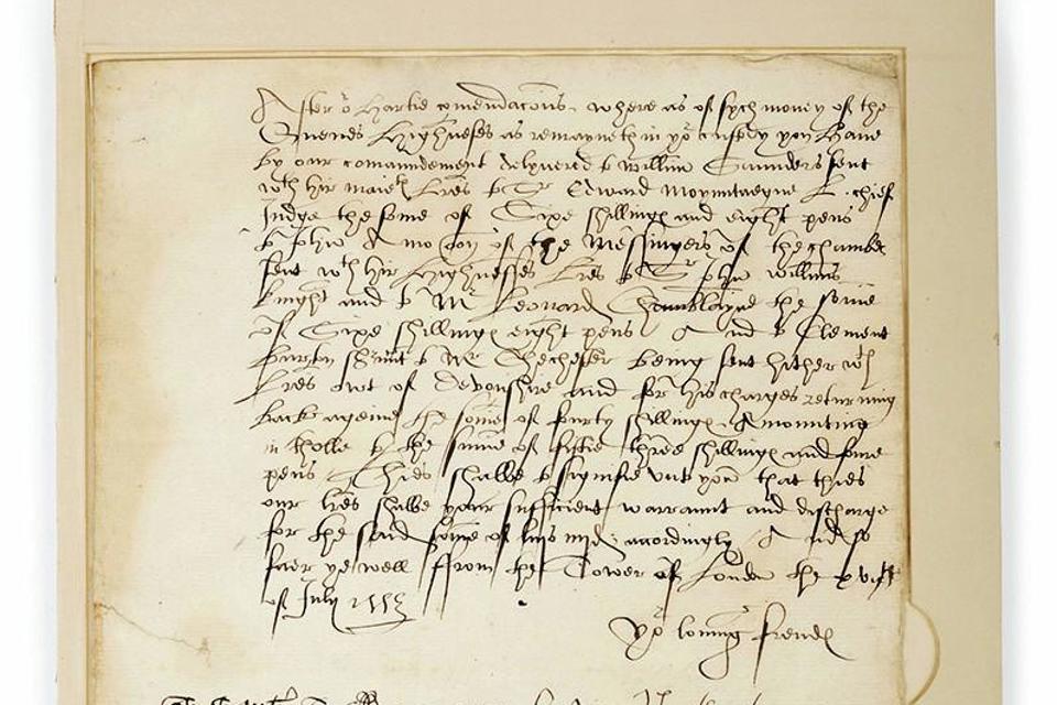 Lady Jane Grey letter