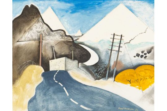 Paul Stevenson (1976) Cornish Landscape near St Dennis