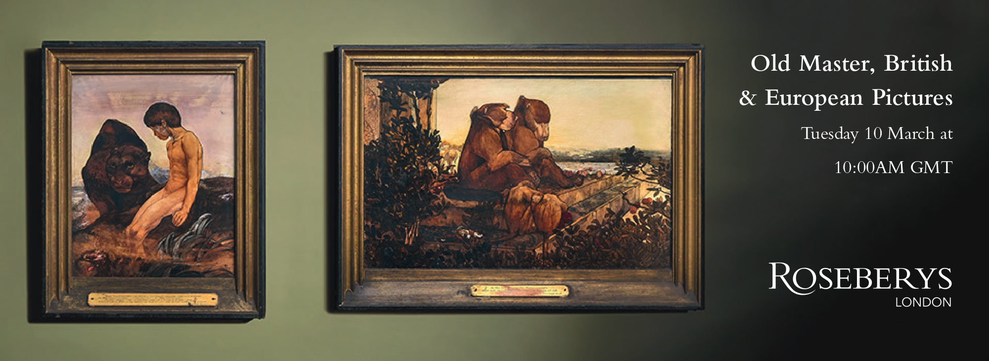 Roseberys banner - Old Masters