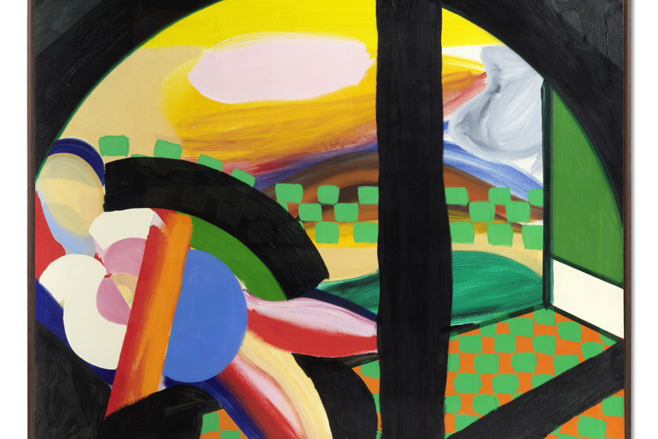 Mrs Acton in Delhi by Howard Hodgkin