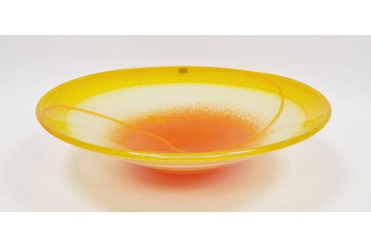 Large Svaja centrepiece glass bowl/charger