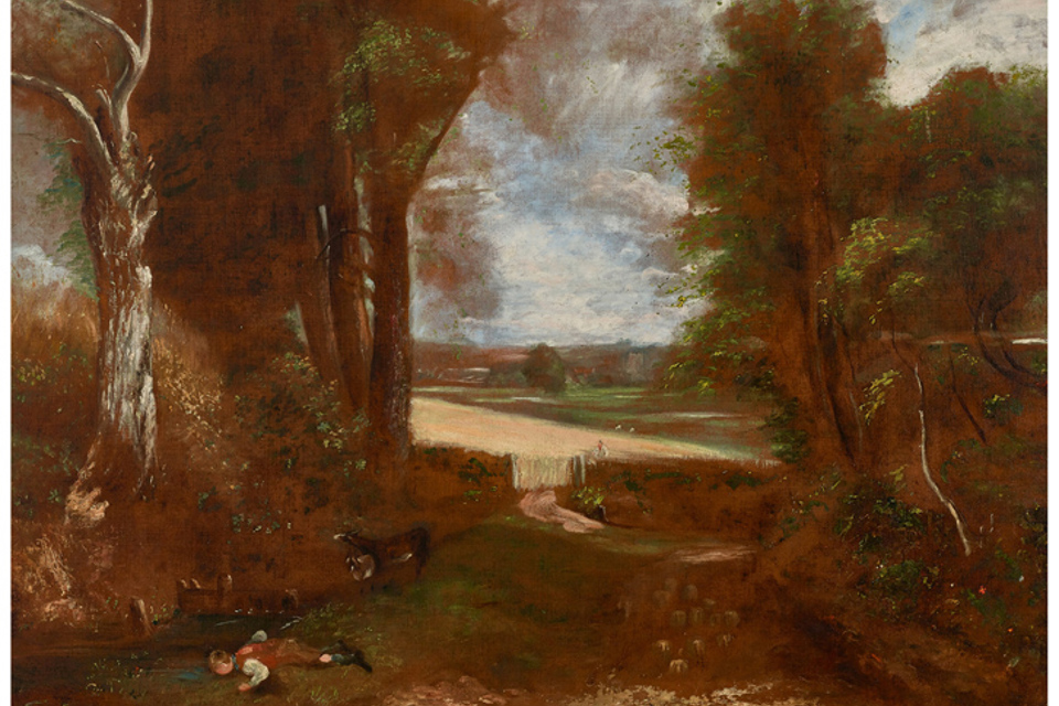 The Cornfield by John Constable