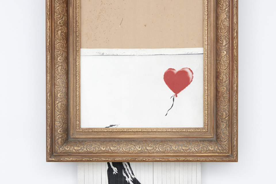 Banksy's ‘Love is in the Bin’