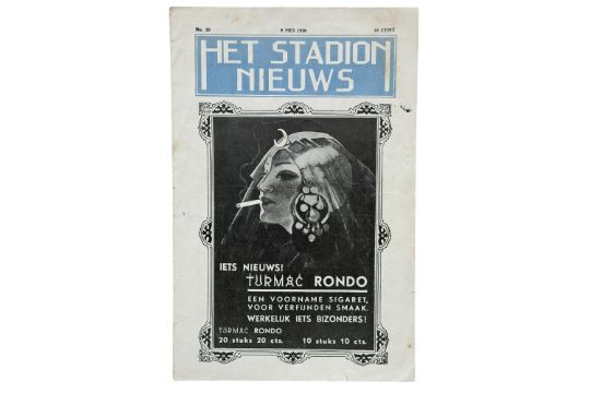 1936 Blauw-Wit Versus Chelsea Football Programme