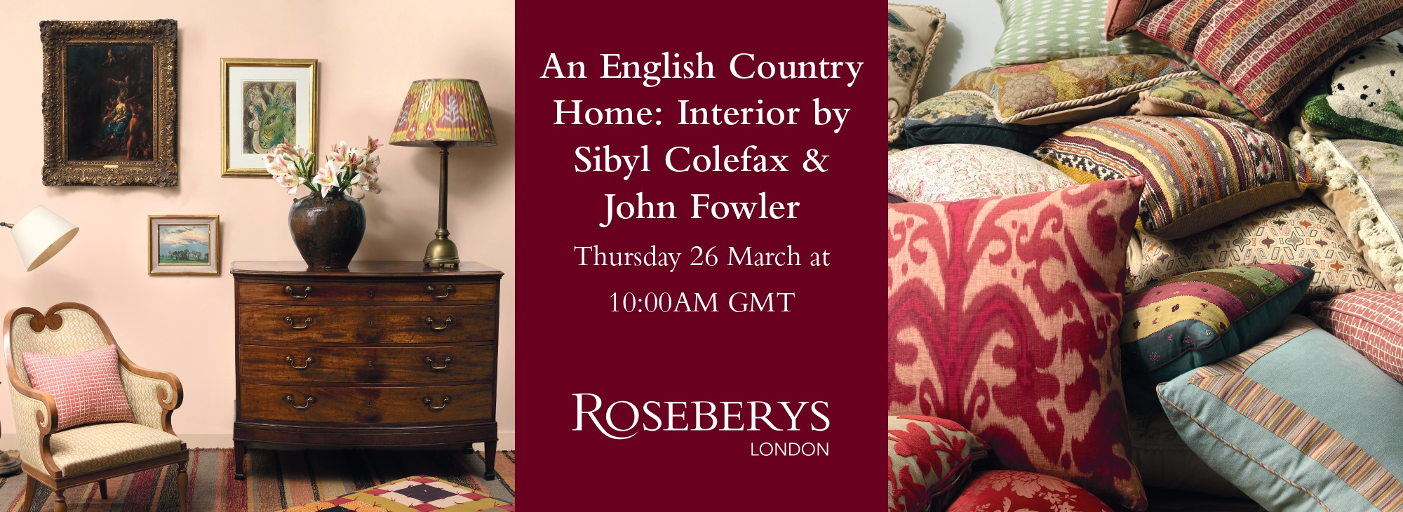 Roseberys banner - private collection