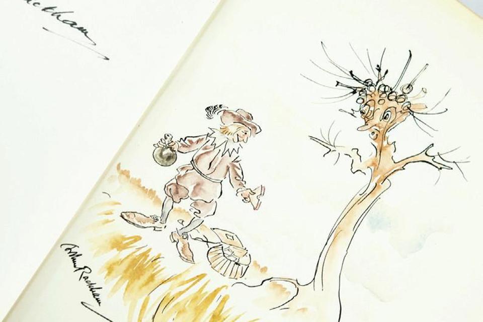 Arthur Rackham's watercolour