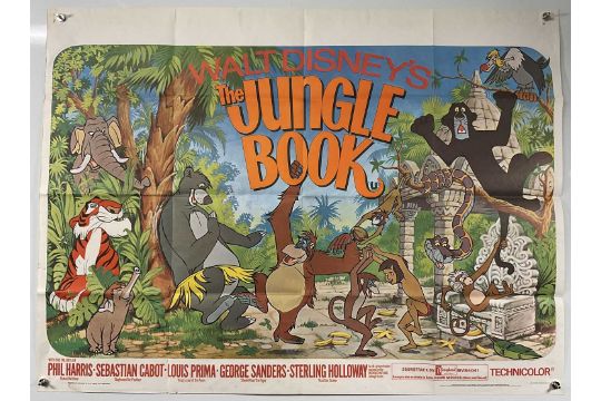 Walt Disney: The Jungle Book (1967) UK Quad Film Poster