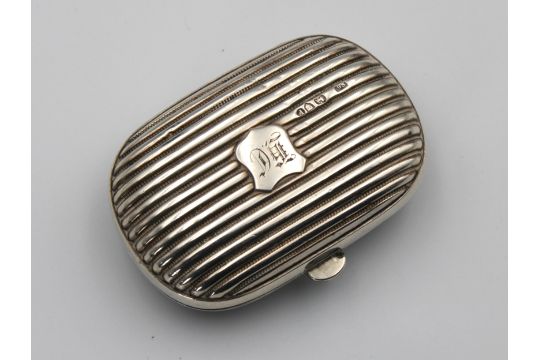A Victorian Continental silver coin purse