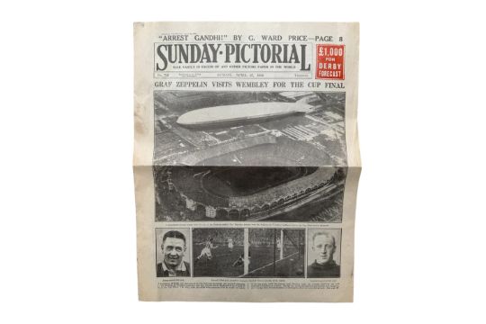 1930 FA Cup Final Sunday Pictoral Newspaper