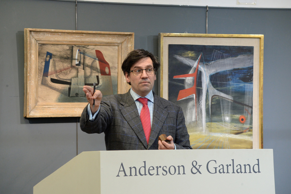 Anderson & Garland auctioneer Fred Wyrley-Birch