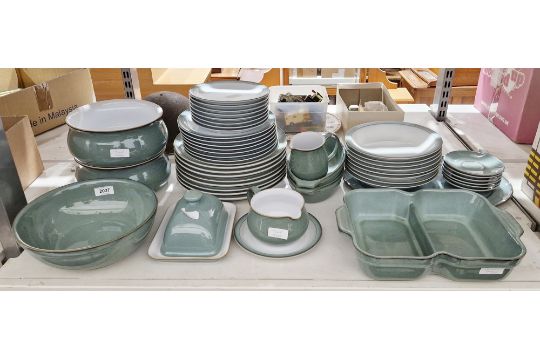 Denby Regency Green Pattern Part Dinner Service