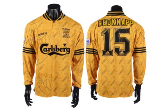Jamie Redknapp's Match-Worn Liverpool Away Shirt