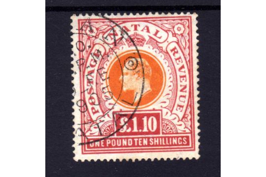 Natal: 1904-08 £10 10s Used