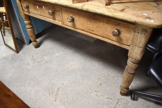 A Traditional Stripped Pine Kitchen Table , Probably…