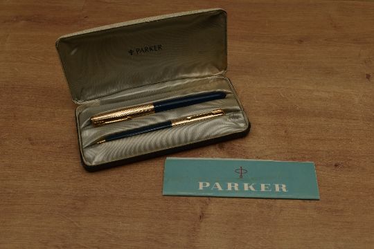 A boxed Parker 51 aerometric fill fountain pen