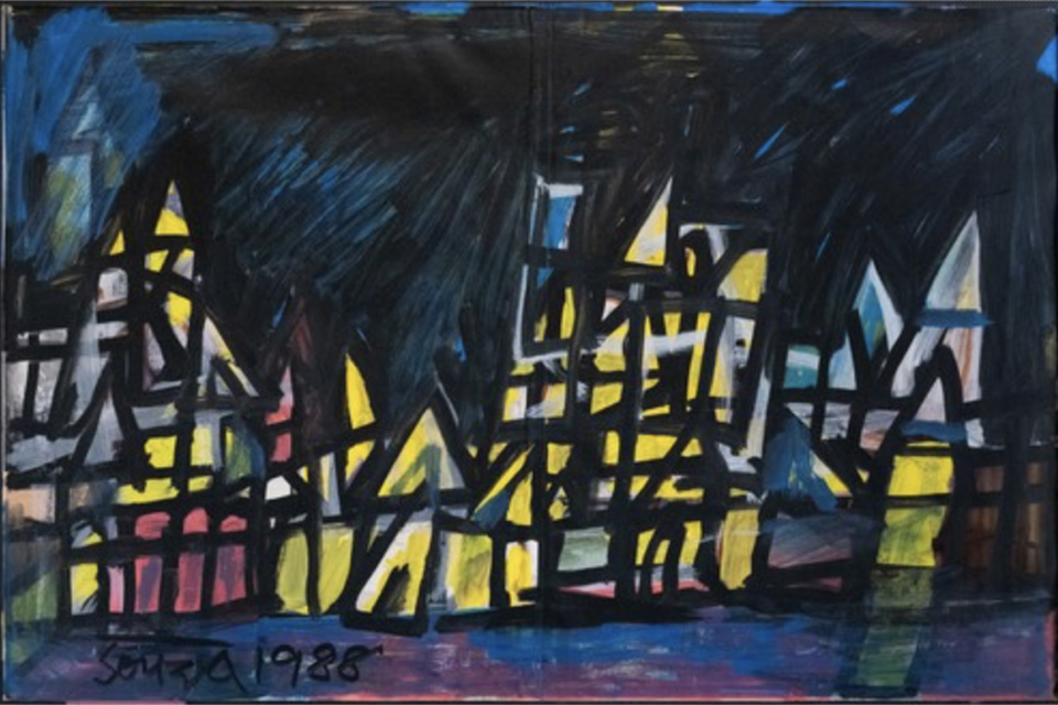 Cityscape by Francis Newton Souza