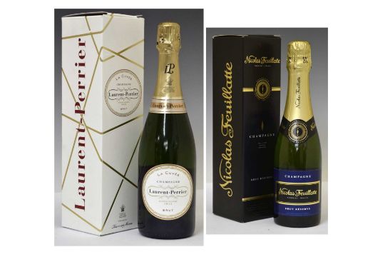 Laurent-Perrier and Nicolas Feuillatte Champagne
