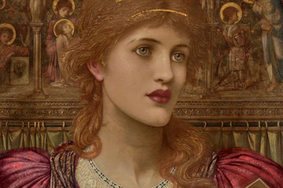 Thy Music by John Melhuish Strudwick