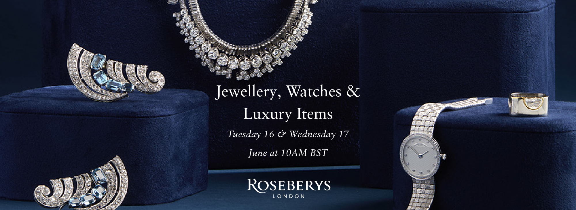 Roseberys banner - jewellery