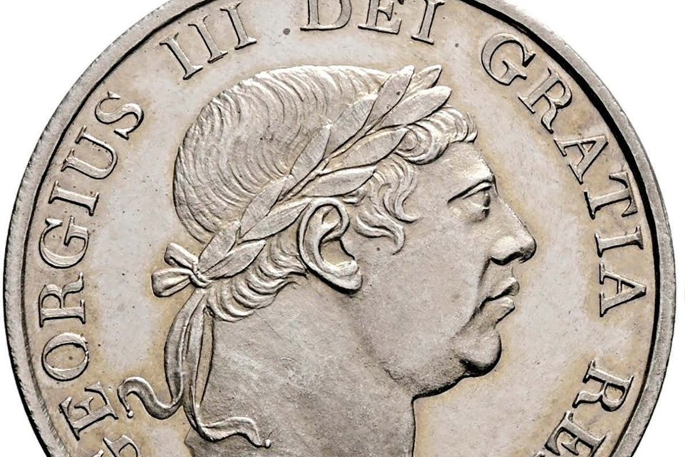 Platinum three shilling